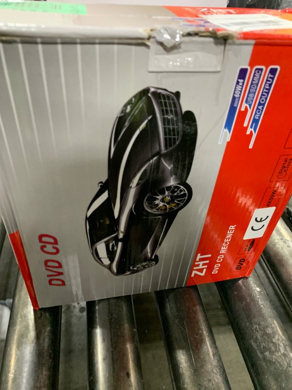 Photo 1 of 1 Din 12V Car Radio, VCD DVD CD Player Vehicle MP3 Stereo Player, Audio Stereo Receiver Support Bluetooth/FM/SD/USB/AUX/U Disk