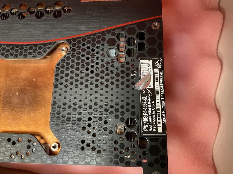 Photo 1 of **SEE NOTES** EVGA GeForce RTX 3080 FTW3 Ultra Gaming, 10G-P5-3897-KL, 10GB GDDR6X, iCX3 Technology, ARGB LED, Metal Backplate, LHR (Renewed)