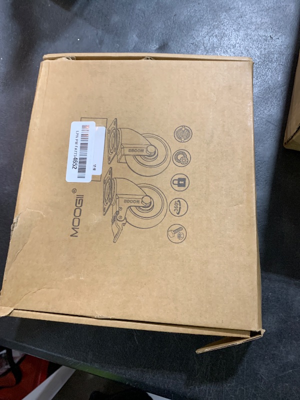 Photo 1 of 3 inch Heavy Duty Casters Load 1500lbs,Lockable Bearing Caster Wheels with Brakes,Swivel Casters for Furniture and Workbench?Set of 4 (Free Screws)