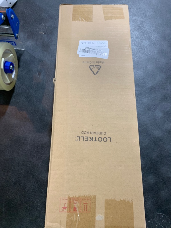 Photo 1 of 2 Pack Brown Curtain Rods Set for Windows 66 to 120 Inches Adjustable Length Heavy Duty 7/8" Diameter Window Curtain Rod with Decorative Finials for Outdoor Farmhouse Bedroom Kitchen Living Room