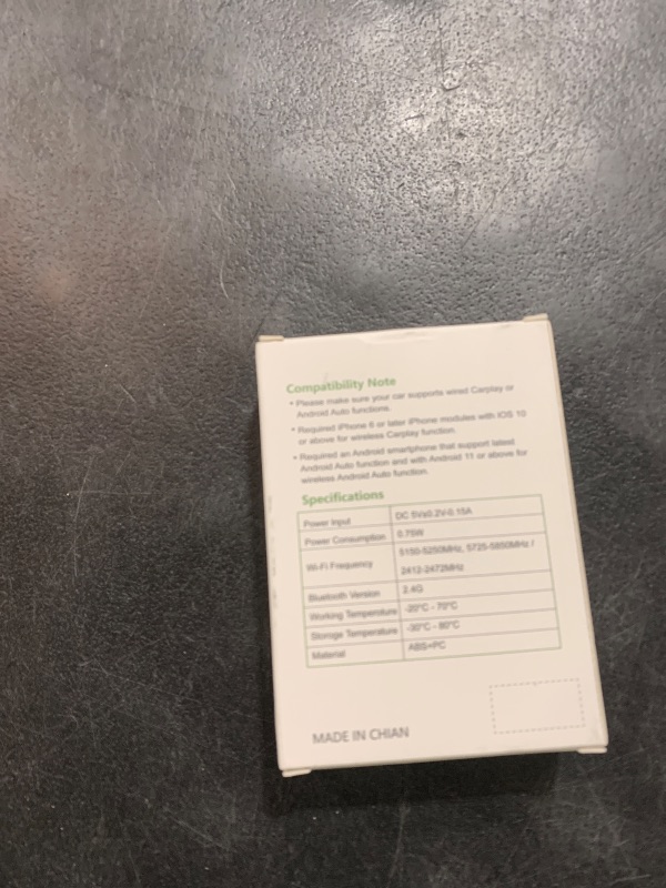 Photo 1 of 2026 New Wireless CarPlay Adapter for Apple iPhone ?Android Small Size, Plug and Play, Fast and Stable Connection Carplay Adapter for CarPlay?Android