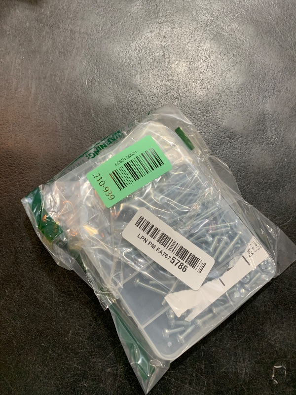 Photo 1 of 115 Pcs 5 Sizes #8-32 Machine Screws Knob Cabinet Screws Electricians Screws, Carbon Steel Zinc-Plated Phillips Pan Head Machine Screws Assortment Kit