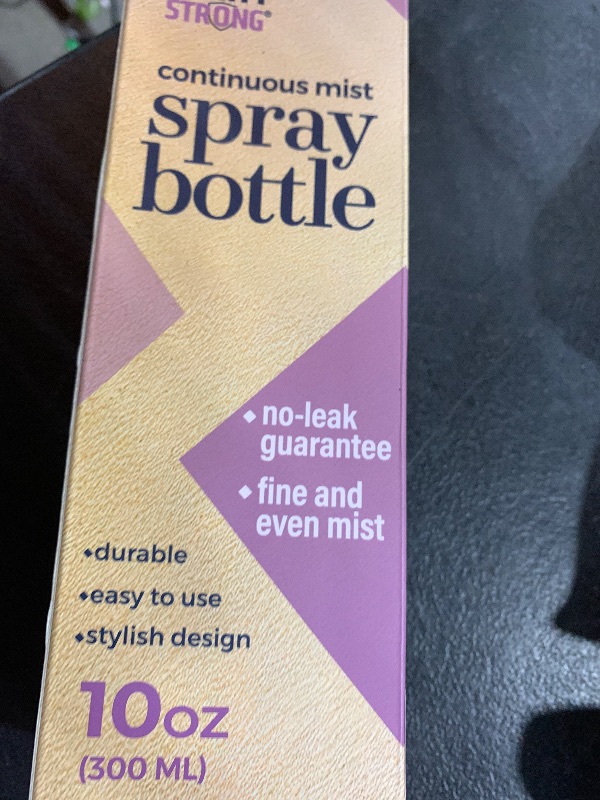 Photo 1 of 10 OZ Continuous Spray Bottles - Ultra Fine Mist Sprayer | Water Spray Bottle For Hair Stuff, Mister Spray Bottle For Plants Mister | Hair Spray Bottles For Hairstyling, Cleaning, Salons