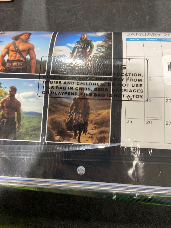 Photo 1 of 2026 Calendar - 2026 Funny Calendar, 2026 Wall Calendar 12 Month, Monthly Wall Calendar from Jan. 2026 - Dec. 2026, 12" x 24" (Open), Unruled Blocks, Thick Paper