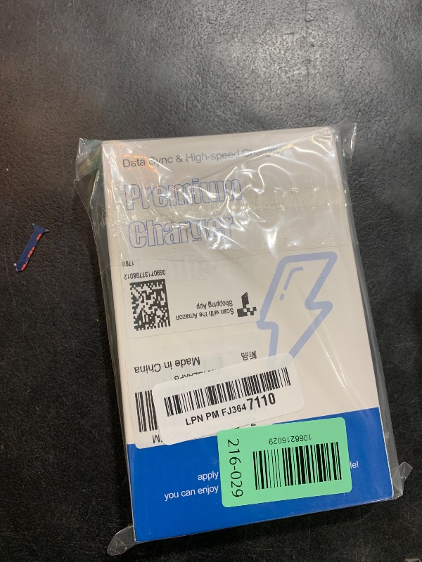 Photo 1 of 3 Pack Fast Charger iPhone,?Apple MFi Certified?6FT iPhone Charger Fast Charging USB C Block Wall Adapter 6 Foot Type C to Lightning Cable for iPhone 14 Pro Max/14 Plus/13 Pro/12/12Pro/11/XS/X,AirPods