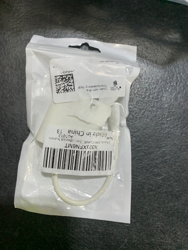 Photo 1 of [Apple MFi Certified] 2 in 1 RJ45 Ethernet LAN Network Adapter with Charge Port, Lightning to Ethernet Adapter, Compatible with iPhone/iPad/iPod, Supports 100Mbps Ethernet Networ