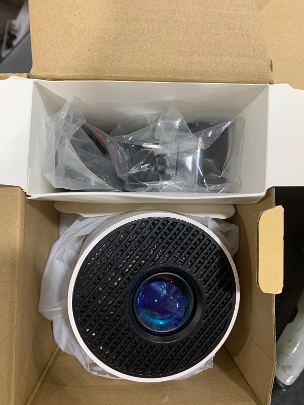 Photo 1 of [Built-in Apps & 2025 Upgraded] Mini Projector with WiFi 6 and Bluetooth 5.4 Support 4K 1080P Auto Keystone 180° Rotatable Projector Portable Compatibile with HDMI/TV Stick/Memory Stick/Laptop, White