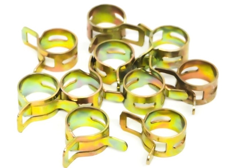 Photo 1 of 02-040 Hose Clamps Compatible With Or-gon Part Replace 1/4 ", 3/16" Fuel Lines- ID:0.45 '' (10 Pack)