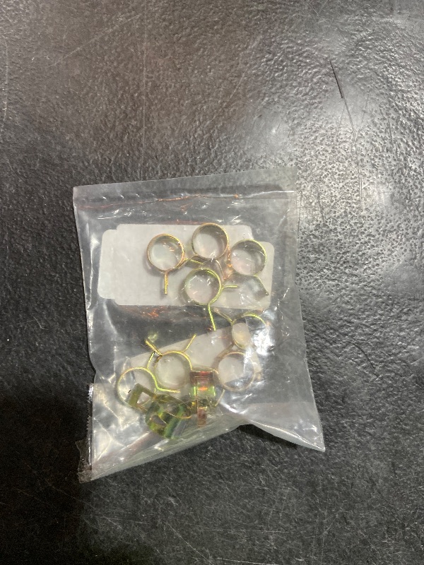 Photo 1 of 02-040 Hose Clamps Compatible With Or-gon Part Replace 1/4 ", 3/16" Fuel Lines- ID:0.45 '' (10 Pack)