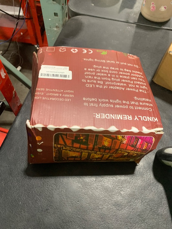 Photo 1 of 1620 LED 164ft Christmas Icicle Lights Outdoor,8 Modes Fairy Curtain Icicle String Lights with 360 Drops, Twinkly Lights Plug in Timerr Memory for Outdoor Holiday Wedding Party (Warm White)