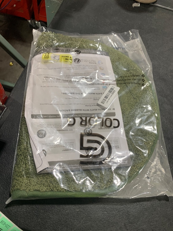 Photo 1 of Color&Geometry 15"x23" Small Bathroom Rugs, Non Slip, Absorbent, Soft, Washable, Thick Bath Mat, Green Bath Rug Bath Mats for Bathroom Floor, Shower, Sink, Vanity