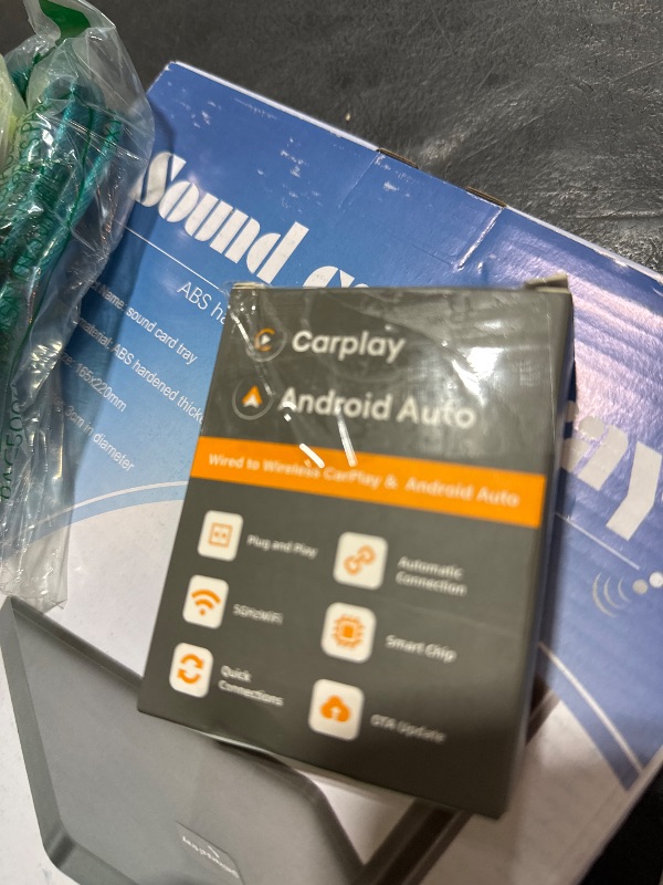 Photo 1 of ?2026 Upgarded? Wireless CarPlay Adapter for iPhone, Mini USB Design for Cars with Wired CarPlay, Fast Connection,5.8GHz WiFi,No Delay, Compatible with iOS 10+ & iPhone 6+, USB/Type C,Plug and Play