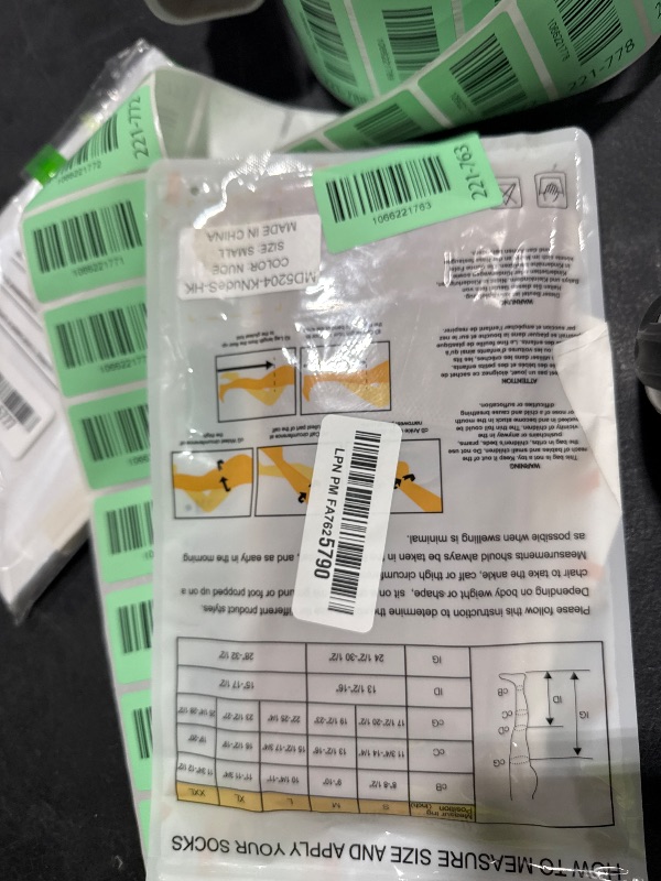 Photo 1 of +MD 15-20 mmHg Medical Compression Socks for Men/Women, Lightweight Opaque Knee High Support Stockings-Swelling, Varicose Veins, Thrombosis, NudeS