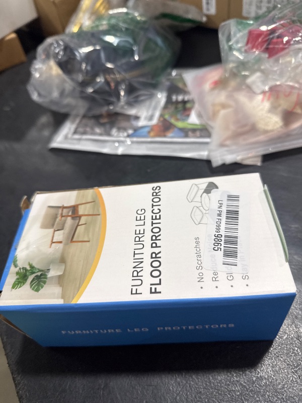 Photo 1 of 32 Pcs Chair Leg Protectors for Hardwood Floors, OASMU Silicone Felt Furniture Pads for Scratch and Noise Prevention, Smooth Moving (Small Fit: 0.9'' - 1.29'')