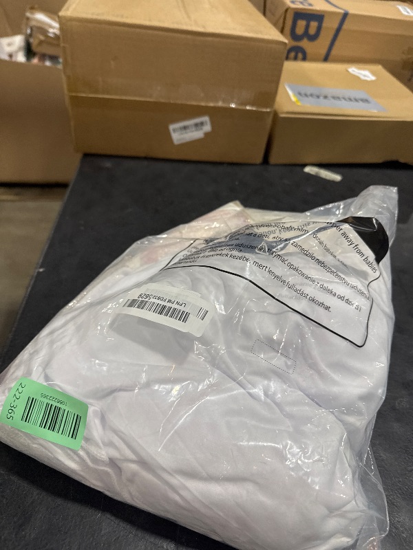 Photo 1 of 10 ft x 8 ft Wrinkle Free White Backdrop Curtain for Wedding Parties, Polyester Photography Backdrop Drapes for Birthday Parties Stage Backdrop Stand, White Background Curtains 5x8FT 2 Panels