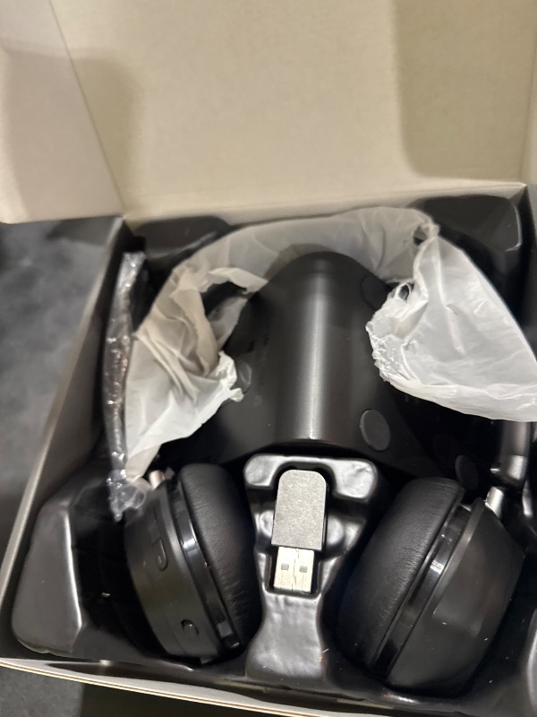Photo 1 of (Upgraded Version) Wireless Headset, Bluetooth Headset with Noise Cancelling Microphone, Best Headphones with Mic Mute & USB Dongle for PC/Computer/Laptop/Cell Phones/Remote Work/Call Center