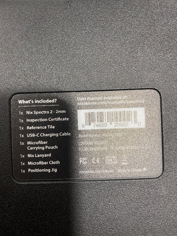 Photo 1 of Nix Spectro 2 Spectrophotometer - Professional and Portable Color Measurement for Print, Packaging, Paint, Coatings and More