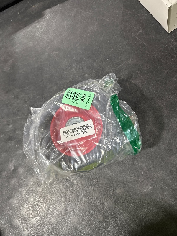 Photo 1 of (2-Pack) AR-PRO 6” x 1.5” Flat Free Solid Rubber Wheel Assemblies - Replacement Hand Truck Wheels with Ball Bearings and 1/2” Bore Hole Diameter - Heavy-Duty Solid Rubber Wheels 132 lbs Load Capacity