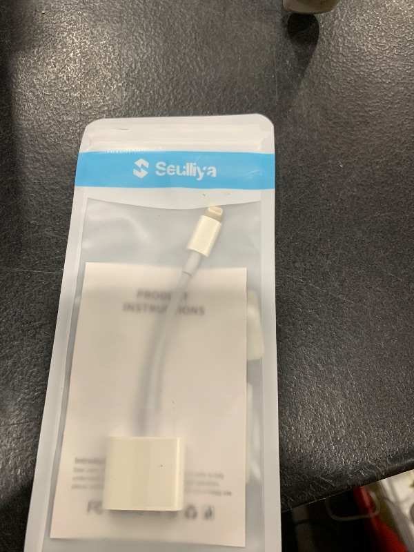 Photo 1 of [Apple MFi Certified] 2-in-1 Charging & Audio Adapter for iPhone, Lightning to 3.5mm Headphone Jack Dongle Splitter, Supports Hi-Res Lossless Sound, Compatible with iPhone 14/13/12/11/XS/XR/8/7 1Pack