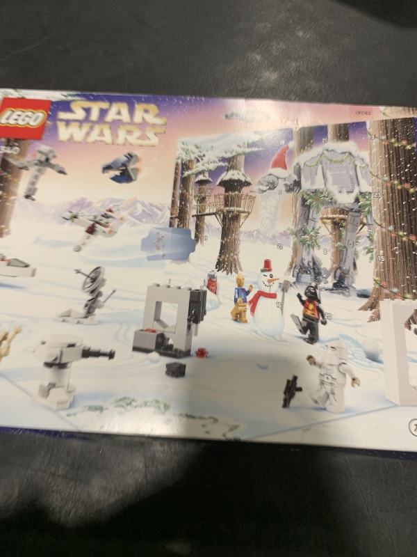 Photo 1 of LEGO Star Wars 2022 Advent Calendar 75340 Building Toy Set for Kids, Boys and Girls, Ages 6+, 8 Characters and 16 Mini Builds (329 Pieces)