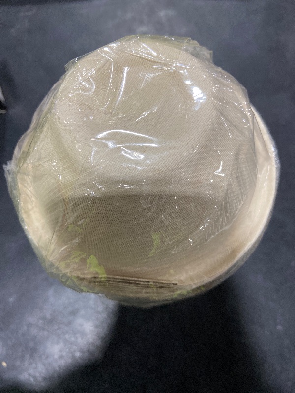 Photo 1 of 100 Pack 8oz Compostable Paper Bowls,Heavy-Duty Disposable Natural Bagasse Bowls,Biodegradable Soup Bowls,Eco-Friendly,Heat Resistant,for Ice Cream,Salad,Soup,Snack,Dessert,Pasta,Hot or Cold Use