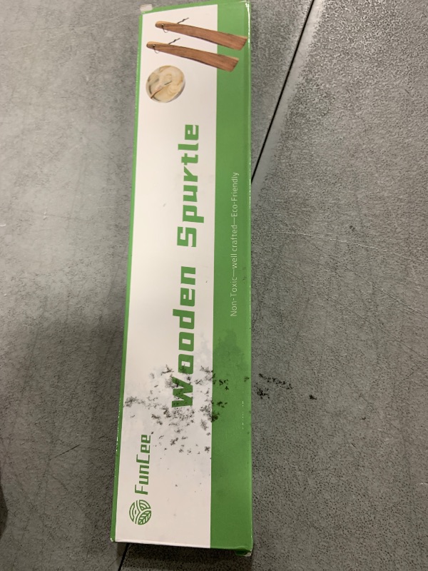 Photo 1 of 2 Pack Teak Wood Spatula, 12 Inch Wooden Spoons for Cooking, Sourdough Starter, Flat Steak Turner, Dough Whisk Spurtle Baking Utensil, Heat Resistant Spatulas for Cast Iron Flipping, stirring, Turning