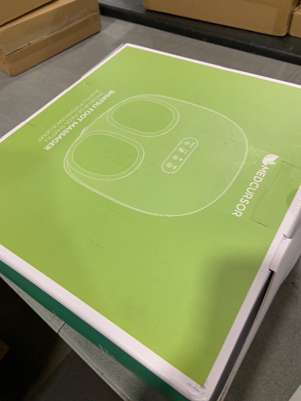 Photo 1 of Medcursor Foot Massager Machine with Heat, Rolling, Deep Kneading, Shiatsu Foot Massager for Delivers Pain Relief, Tired, Plantar Fasciitis, Gift for Women Mom Men Fits Up to 13"