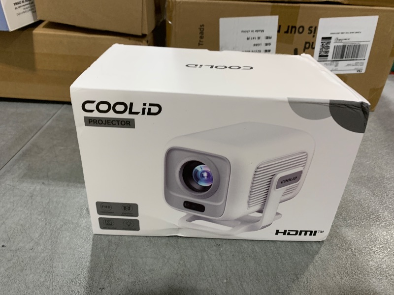 Photo 1 of [Auto Focus & 2026 Upgraded] Mini Projector 1080P FHD Support 4K Portable Projector with WiFi6 and Bluetooth5.4 Built-in App 180° Adjustable Auto Keystone, Compatible with HDMI/Laptop/USB, White