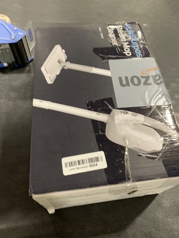 Photo 1 of 10-in-1 Steam Mop with Detachable Handheld Steamer, Multi & Up Steam Mops for Floor Cleaning with 350ml Tank, 10s Heat-Up, 2-Level Control, Floor Steamer for Home, Floors, Grout, Carpet (Pure White)