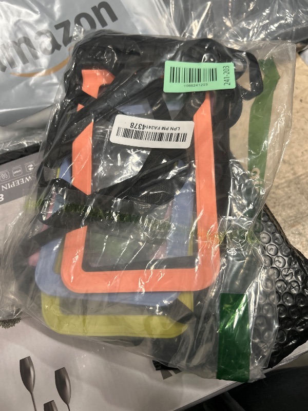 Photo 1 of [Up to 8.3"] 6 Pack Multicolor Universal Waterproof Phone Pouch, Phone Waterproof Case Dry Bag (Protection Level: IP68) Outdoor for Apple iPhone,Samsung,and More(Black,Blue,Pink,Orange,Yellow,Green)