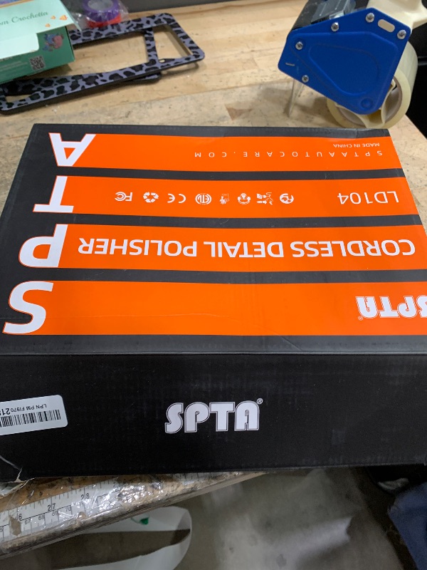 Photo 1 of *************MISSING LOTS OF ACCESSORIES*************
SPTA Cordless Mini Polisher, 12V Cordless Multi Polisher, Micro Cordless Scratches Killer Car Polisher RO/DA Mini Auto Machine Sets With Polishing Pad And Wool Pads for polishing, Sanding and Cleaning