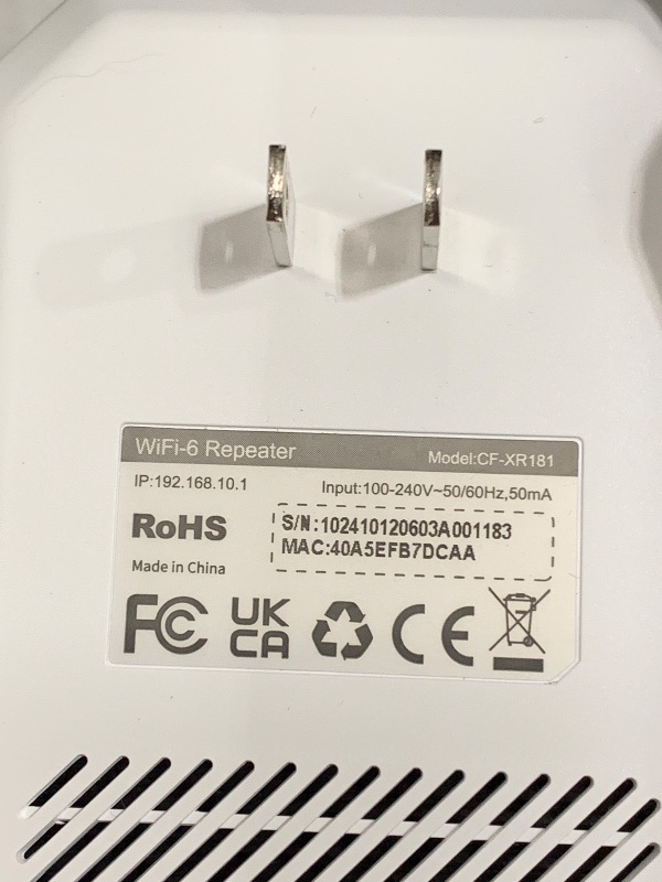 Photo 1 of 10X Faster WiFi 6 Extender