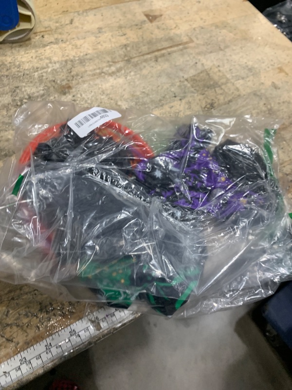 Photo 1 of 10PCS Halloween Games Inflatable Witch Hat Ring Toss Game, Halloween Games Party Favors with 6 Rings and Pump Decorations Gifts