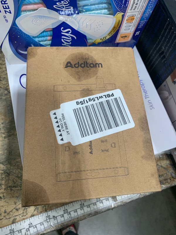 Photo 1 of 10FT Flat Plug Extension Cord with Multiple Outlets, Surge Protector Power Strip 10 ft Cord, 8 Outlets 4 USB Ports (2 USB C), Multi Outlet Wall Plug for Home Office College Dorm Room Essentials