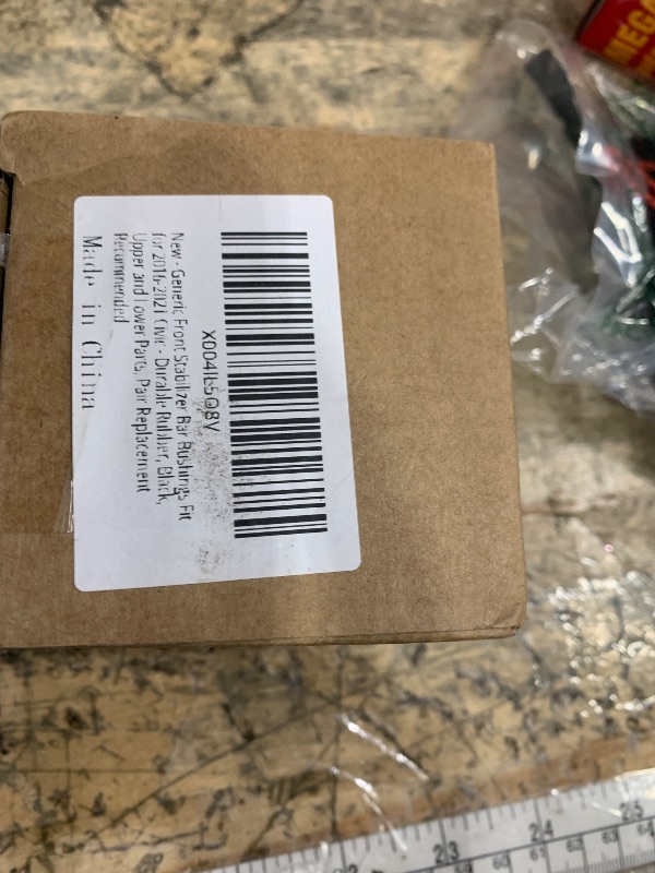 Photo 1 of **UNTESTED/ UNKNOWN DAMAGES*** Generic Front Stabilizer Bar Bushings Fit for 2016-2021 Civic - Durable Rubber, Black, Upper and Lower Parts, Pair Replacement Recommended