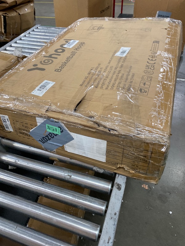 Photo 1 of **Parts Only** Yohood Basketball Hoop Outdoor 10ft Adjustable, Portable Basketball Hoop Goal System for Kids Youth and Adults in Backyard/Driveway/Indoor, 44 Inch Shatterproof Backboard and Larger Base