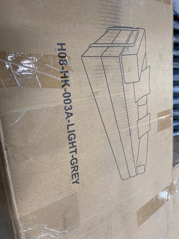 Photo 1 of *the stock image its used for reference*

78 Inch Folding Sofa Bed with Fixed-Shape Frame, 4 in 1 Convertible Sleeper Sofa Bed with Pillows, Foldable Modular Boneless Futon Couch Lounge Corduroy Fabric Sleeper Loveseat Lazy Cama (Grey)