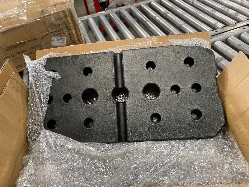 Photo 1 of (4) GENUINE 12.5# WEIGHT PLATES FOR LX770 FITVIDS HOME GYM STATION (BOX 3/4/5)