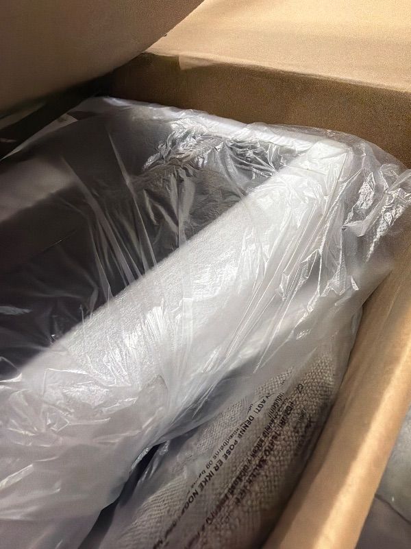 Photo 1 of *ONLY ONE* MALOL 7-Piece Rectangular Dining Table Set for 6, 63" Industrial Kitchen Table with 6 Upholstered Curved Back Dinner Chairs for Dining Room, Kitchen, Living Room, Black+Light Gray