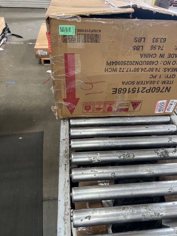 Photo 1 of ***BOX 1 OF 2 ONLY***Christopher Knight Home Castalia Sofas, Beige + Dark Brown