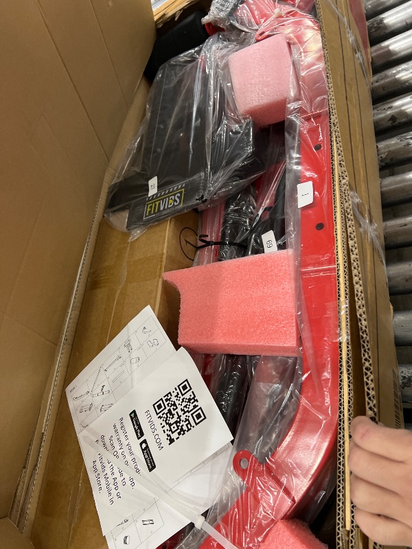 Photo 1 of ***BOX 1 ONLY***Fitvids Multifunctional Home Gym Equipment with 122.5 lbs Weight Stack, Black