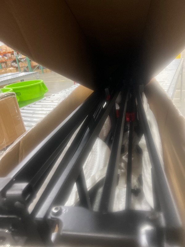 Photo 1 of Amazon Basics Smart Box Spring Bed Base, 9-Inch Height Mattress Foundation, Tool-Free Easy Assembly, Queen, 79"L x 59.5"W x 9"H, White