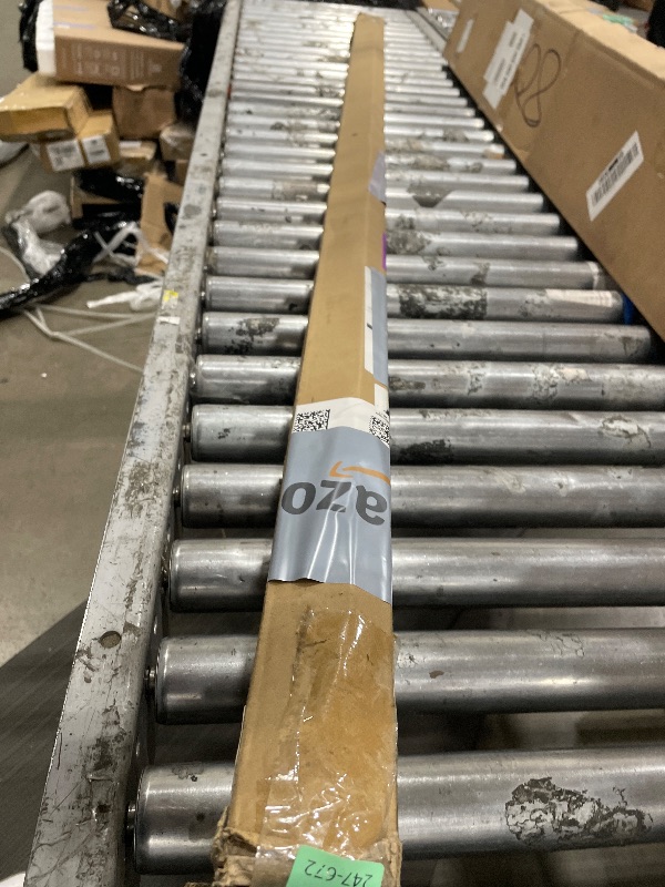 Photo 1 of ***********MISSING MOUNTING HARDWARE*************
ChrisDowa Cordless Zebra Blinds for Windows, Dual Layer Free-Stop Light Filtering Window Roller Shades, Pull Down Privacy Zebra Shades for Home, Office, Bedroom, Door (70" W x 72" H, White)