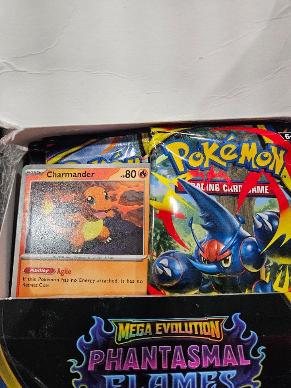 Photo 1 of **FOR PARTS, ALL PACKAGES HAVE BEEN OPEN**
Pokemon TCG: Mega Evolutions Phantasmal Flames Booster Display Box