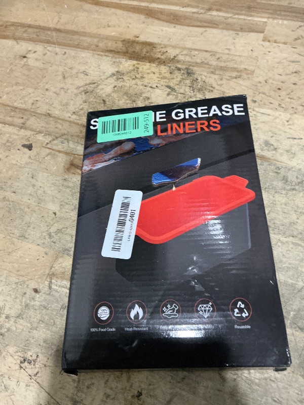 Photo 1 of 2 PCS Silicone Grease Cup Liners for Blackstone 36 28 22 17 Inch Griddle,Reusable Grease Catcher Cup Liner Grill Grease Tray,Durable Drip Pans Blackstone Griddle Accessories,Black