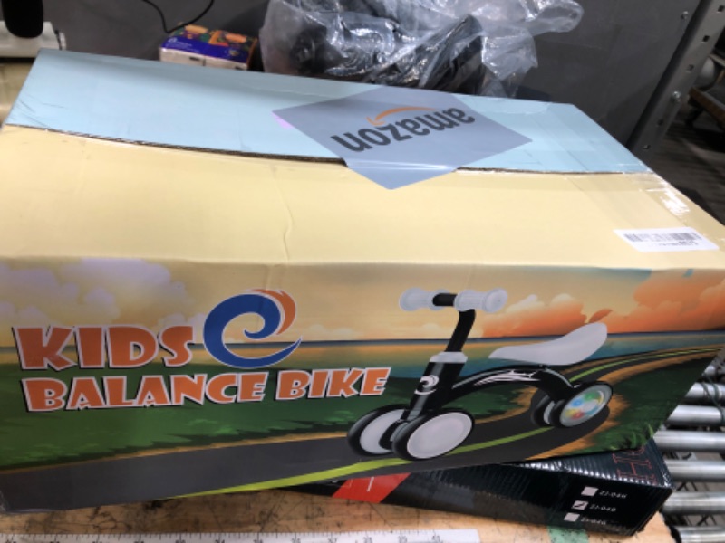 Photo 1 of *USED*Colorful Lighting Baby Balance Bike Toys for 1 Year Old Girl Gifts, 10-36 Month Toddler Balance Bike, No Pedal 4 Silence Wheels & Soft Seat Pre-School First Riding on Toys, 1st Birthday Gifts.