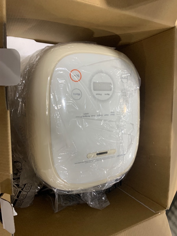 Photo 1 of ***(MISSING PARTS/ SEE NOTES FOR DETAILS)***Joydeem Stainless Steel Rice Cooker, Uncoated Non-stick 316L Stainless Steel Inner Pot Rice Cookers, 6 Cup Uncooked, 3L/3.2 qt, DFB-D300