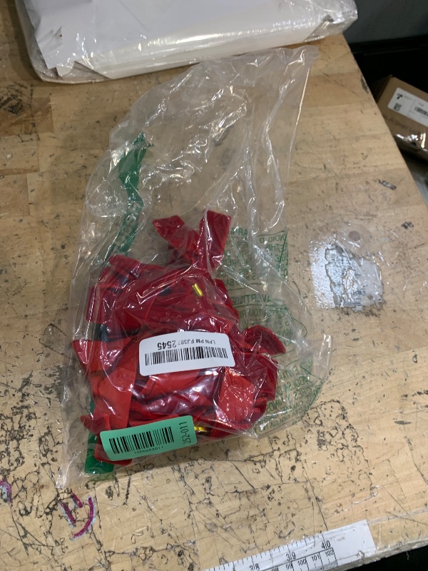 Photo 1 of ***HAS ODOR (HARD VINEGAR) *** ZFJSZMHH 8Pcs Red Velvet Ribbon Bows for Christmas Tree Decorations, 5in x 10in Bows Ornaments for Christmas Tree Wreath Mantle Stair Garland Wreath Gift Wrapping Candy Bags Party Decor (Width of 1")