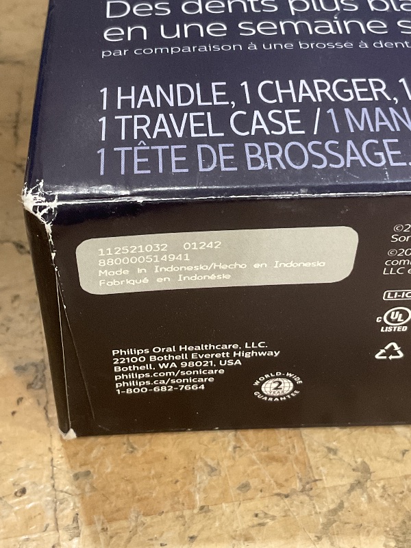 Photo 1 of *UNOPENED* PHILIPS Sonicare ProtectiveClean 6100 Rechargeable Electric Toothbrush, with Pressure Sensor, 3 Cleaning Modes, SmarTimer and QuadPacer, 14-Day Battery Life, Travel Case, White, Model HX6877/21