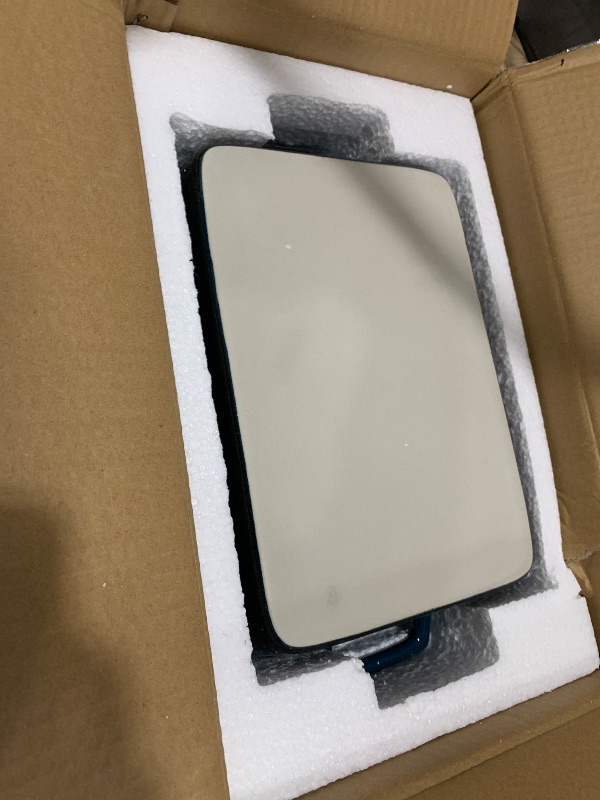 Photo 3 of KOOV Bakeware Set, Ceramic Baking Dish, Rectangular Baking Pans Set, Casserole Dish for Cooking, Cake Dinner, Kitchen, Wrapping Upgrade, 12 x 8.5 Inches, 3-Piece (Gradient Blue)